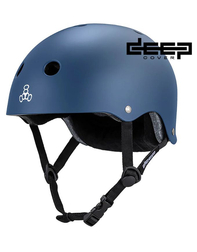 Triple 8 Deep Cover Certified Helmet | Matte Navy