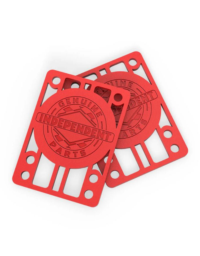 Independent Risers 2 Pack Red | 1/8”