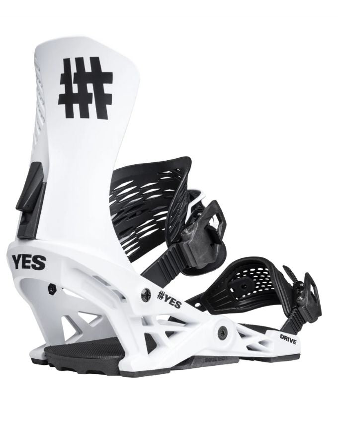 Yes Drive Snowboard Binding 2026 | It's White