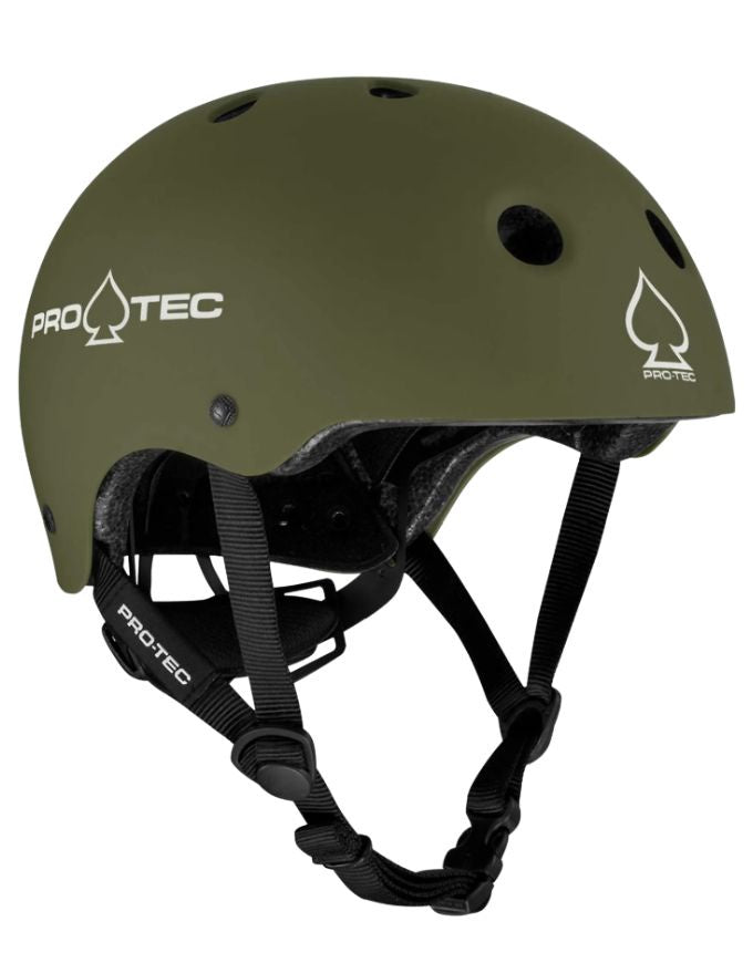 Protec JR Classic Certified Helmet | Matte Green