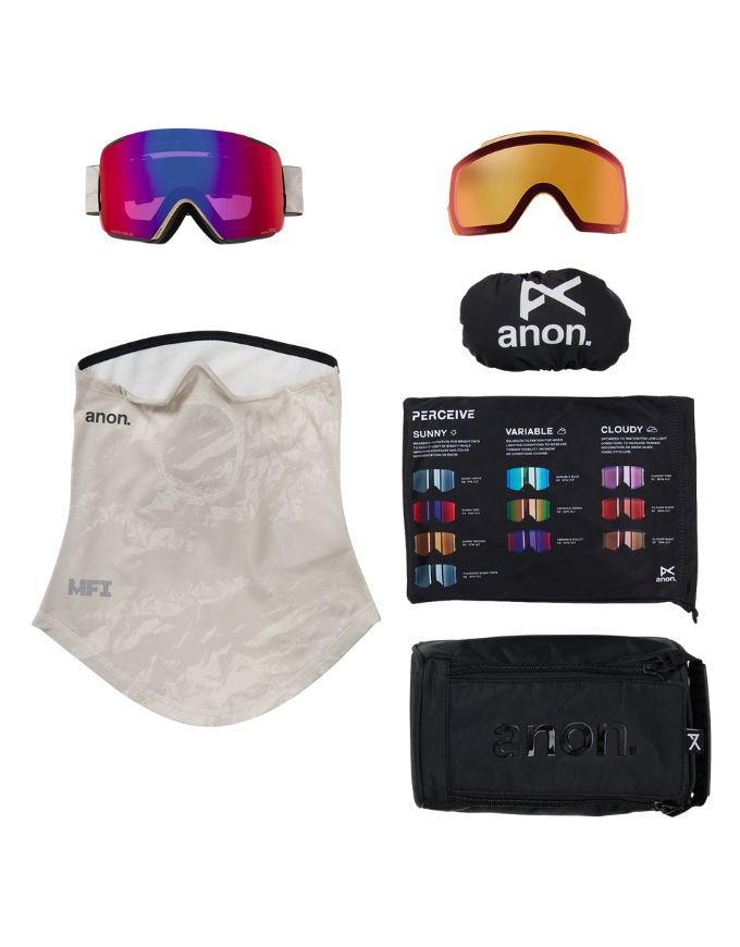 Anon M5S Goggle 2026 | Sediment / Perceive Sunny Red
