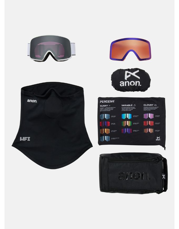 Anon M6 Goggle 2026 | White / Perceive Sunny Onyx
