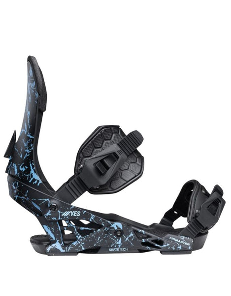 Yes Airmaster Snowboard Binding 2026 | Splatter Blue