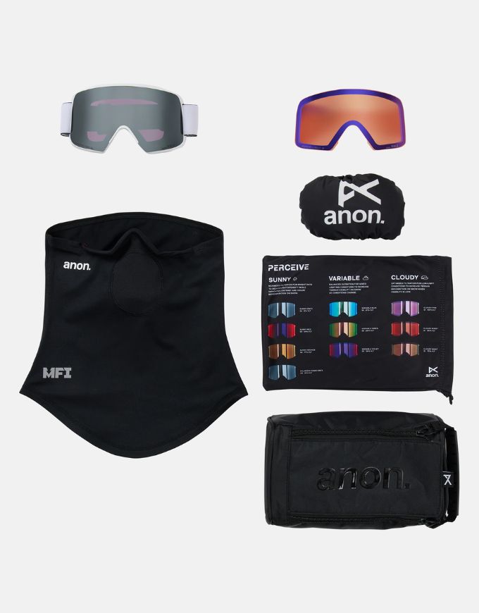 Anon M6S Goggle 2026 | White / Perceive Sunny Onyx