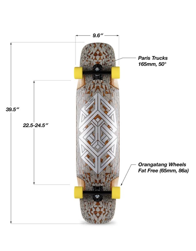 Loaded Tesseract II Complete Longboard Chroma | 39.5"