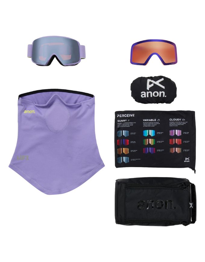 Anon M6S Goggle 2026 | Hyper Lilac / Perceive Sunny Onyx