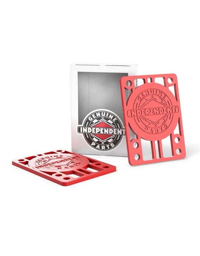 Independent Risers 2 Pack Red | 1/8”