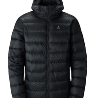 Jones Men's Re-Up Down Recycled Hoodie 2025 | Stealth Black