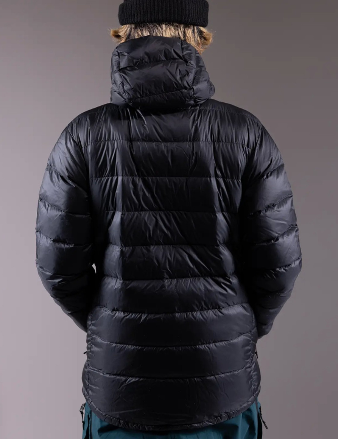 Jones Men's Re-Up Down Recycled Hoodie 2025 | Stealth Black