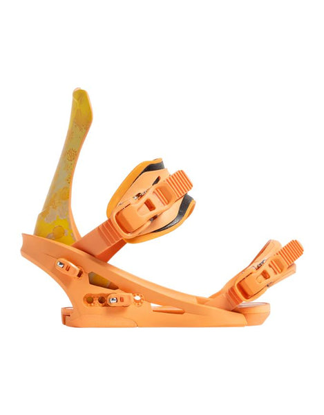 Flux DS Snowboard Binding 2026 | Orange Dye