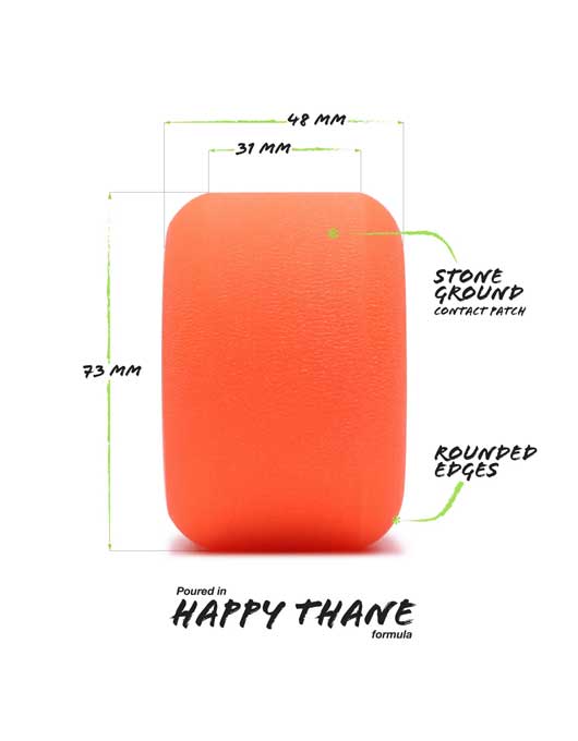 Orangatang Beefcake Wheels 73mm | 80a