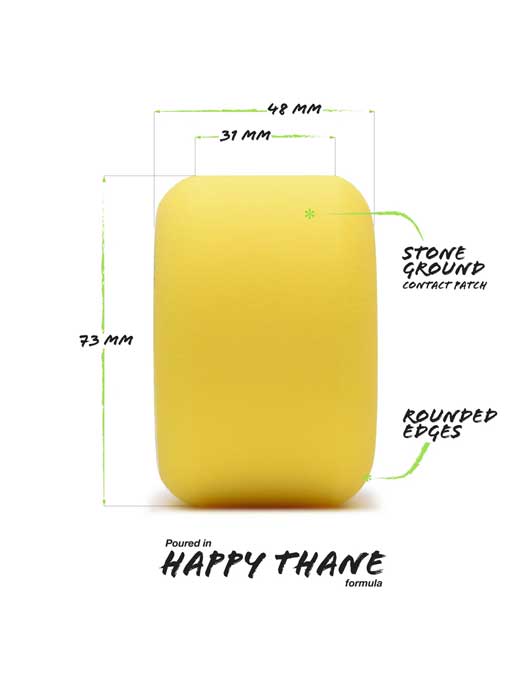Orangatang Beefcake Wheels 73mm | 86a