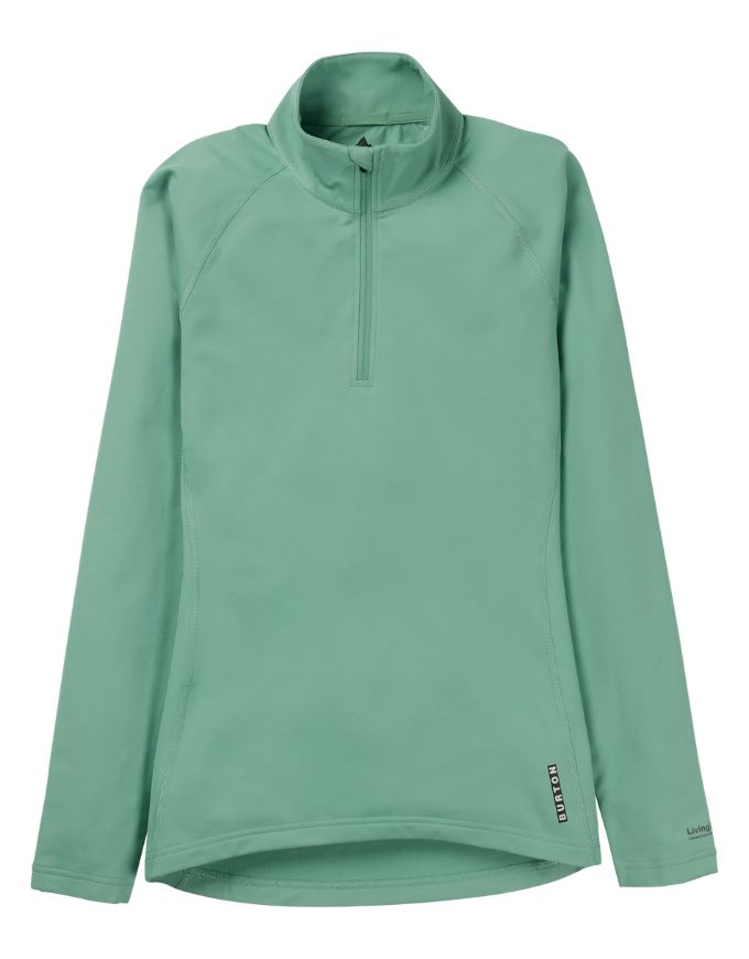 Burton Women's Heavyweight Quarter Zip 2026 | Soft Sage
