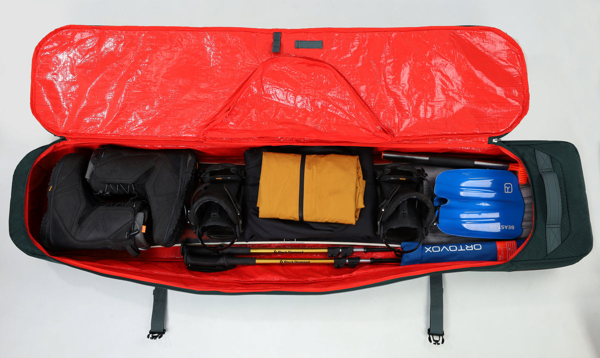 Nitro Tracker Wheelie Board Bag 2027 | Jungle Green