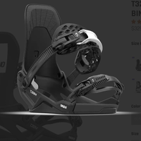Thirtytwo T32M Fase Snowboard Binding 2027 | Stealth Black