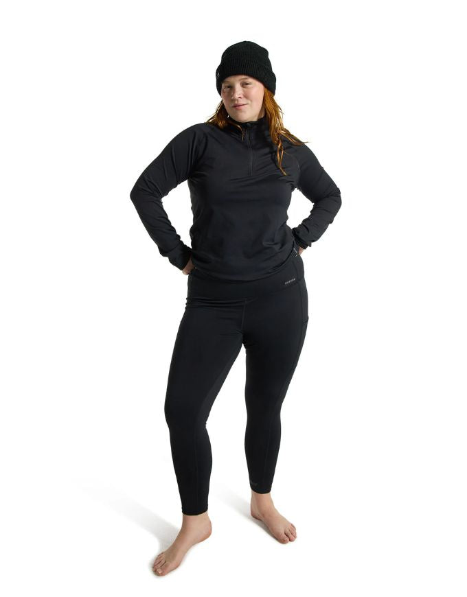 Burton Women's Heavyweight X Base Layer Pant 2026| True Black