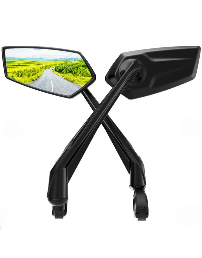 Amp'd Bros Deluxe Handle Bar Mirror Set