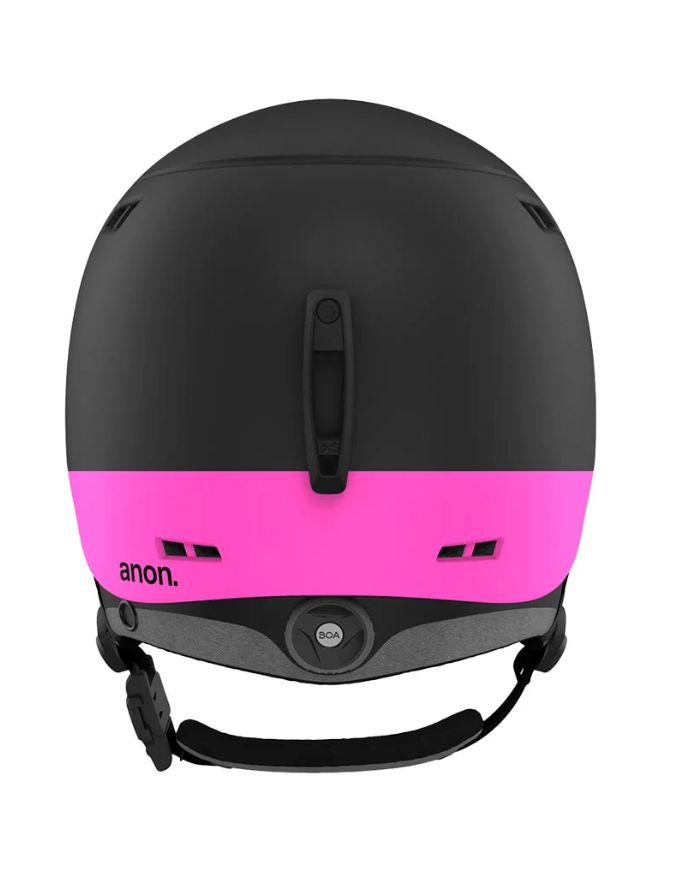 black and pink snowboard helmet Anon Rodan Snowboard Helmet 2025