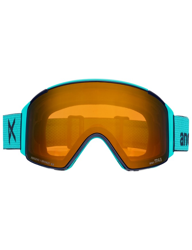Anon M4S Cylindrical Goggle 2027 | Marine / Perceive Sunny Bronze