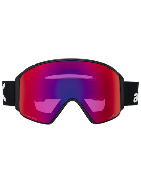 Anon M4S Cylindrical Goggle Low Bridge 2027 | Black / Perceive Sunny Red