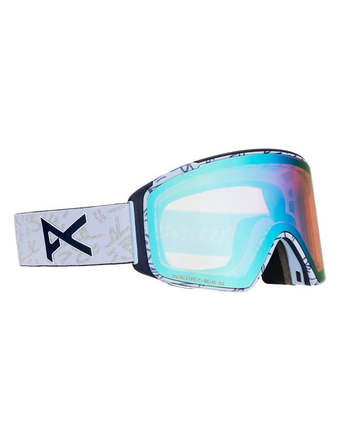 Anon M4S Cylindrical Goggle Low Bridge 2027 | LB Midnight Gus / Perceive Variable Blue