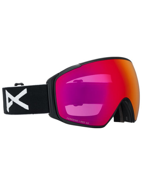 Anon M4S Toric Goggle Low Bridge 2027 | Black / Perceive Sunny Red