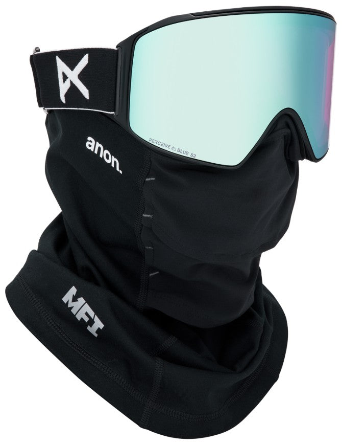Anon M4 Cylindrical Goggle Low Bridge 2027 | Black / Perceive Variable Blue