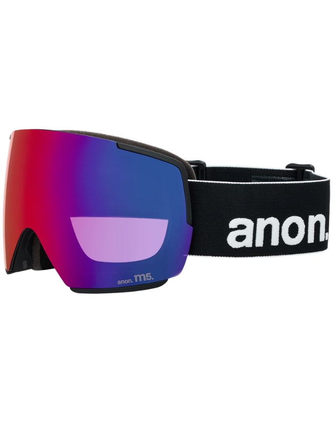 Anon M5 Goggle Low Bridge 2026 | Black / Perceive Sun Red