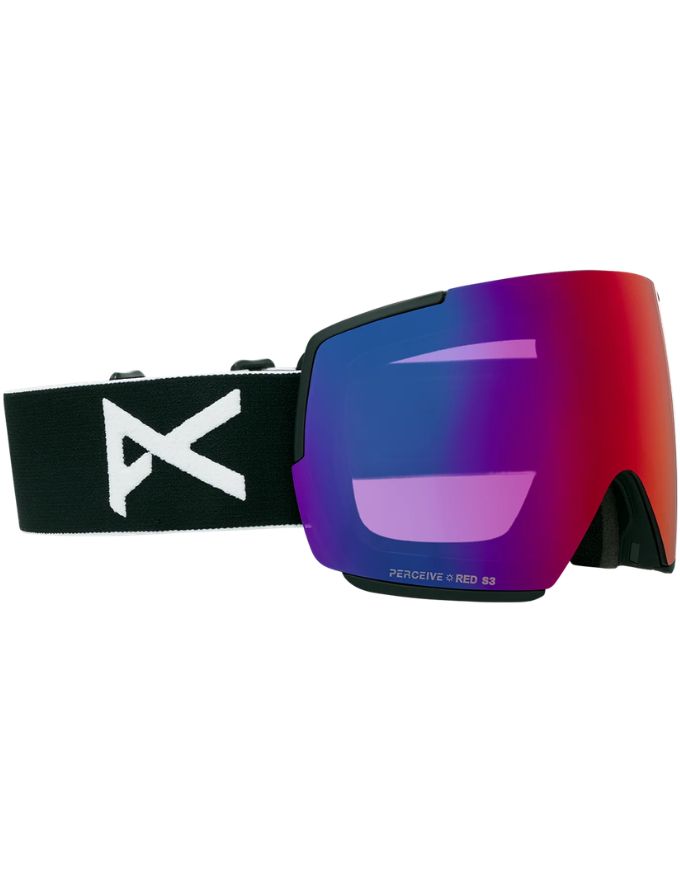 Anon M5 Goggle Low Bridge 2026 | Black / Perceive Sun Red