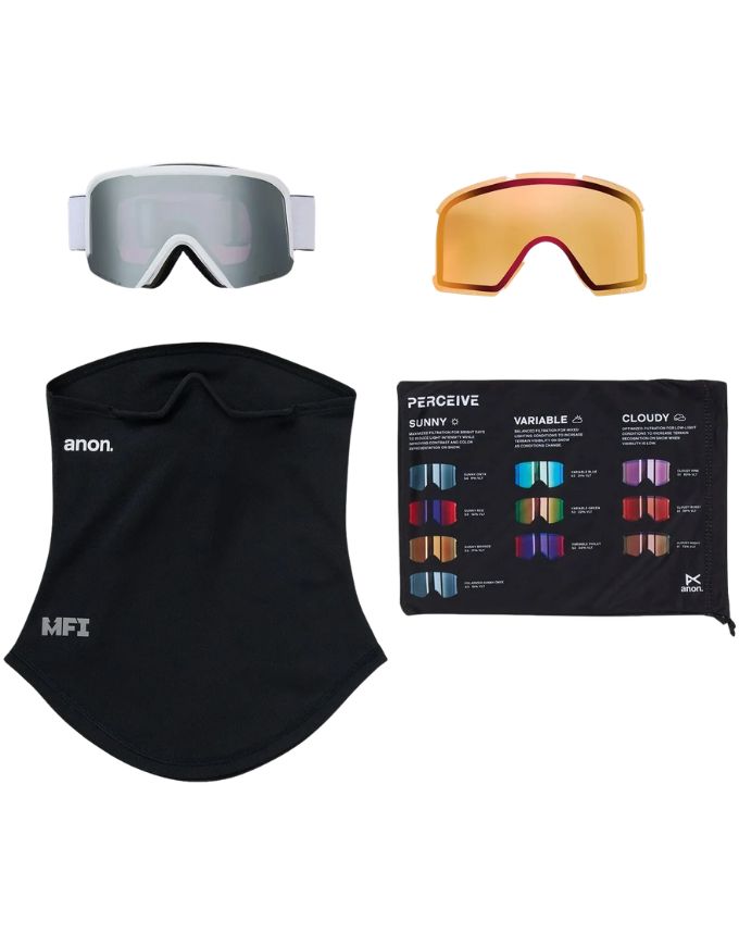 Anon Nesa Goggles 2026 | White/Perceive Sunny Onyx