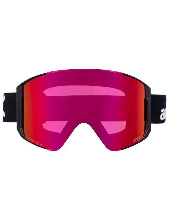 Anon Sync Goggle Low Bridge 2027 | Black / Perceive Sunny Red