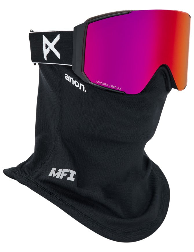 Anon Sync Goggle Low Bridge 2027 | Black / Perceive Sunny Red