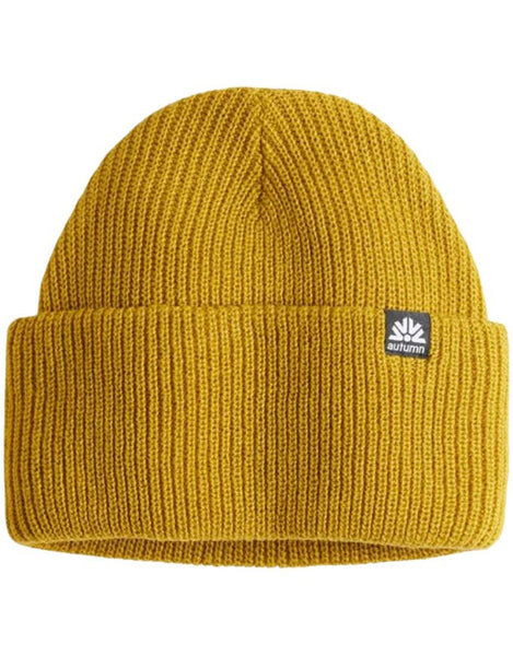 Autumn Headwear Simple Beanie | Olive Ochre
