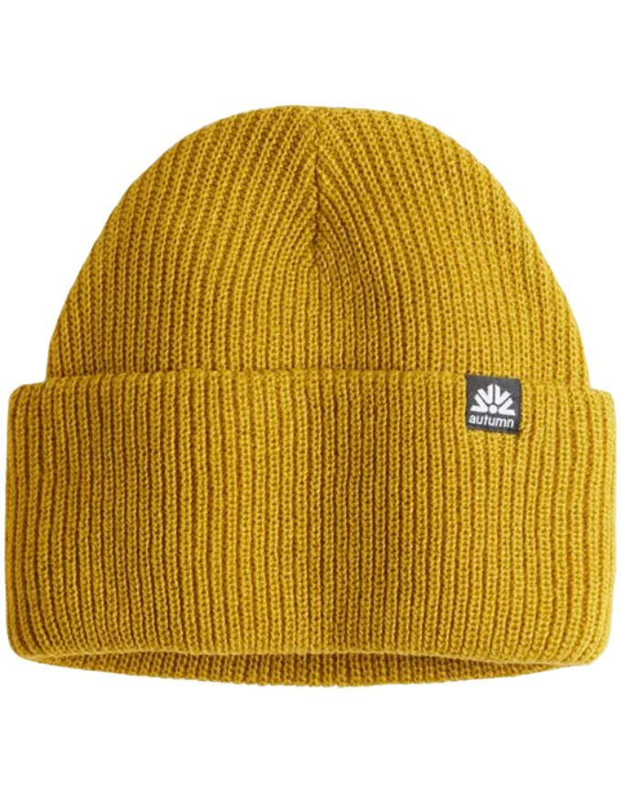 Autumn Headwear Simple Beanie | Olive Ochre