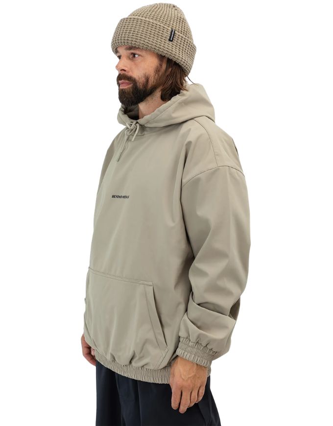 Beyond Medals Softshell Hoodie | Beige