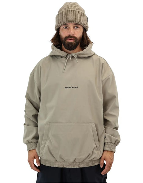 Beyond Medals Softshell Hoodie | Beige