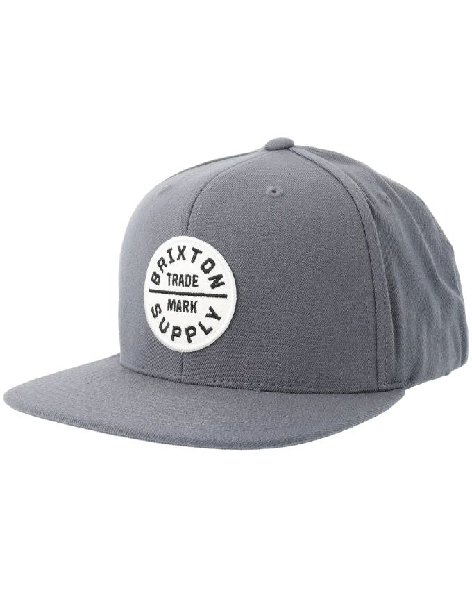 Brixton Oath III Snapback | Future Grey
