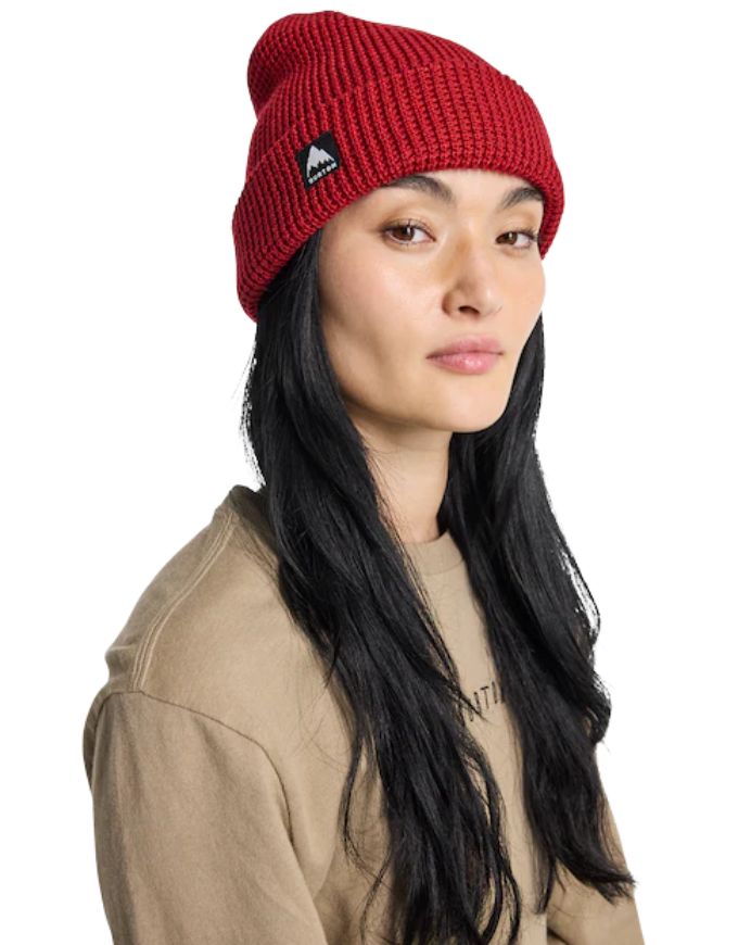 Burton Recycled Waffle Beanie 2025 | Deep Red