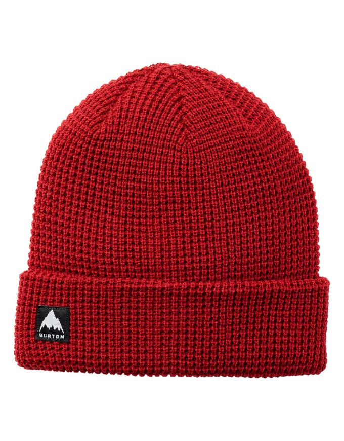 Burton Recycled Waffle Beanie 2025 | Deep Red