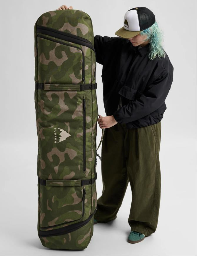 Burton Wheelie Flight Attendant Snowboard Bag 2027 | Keel Camo