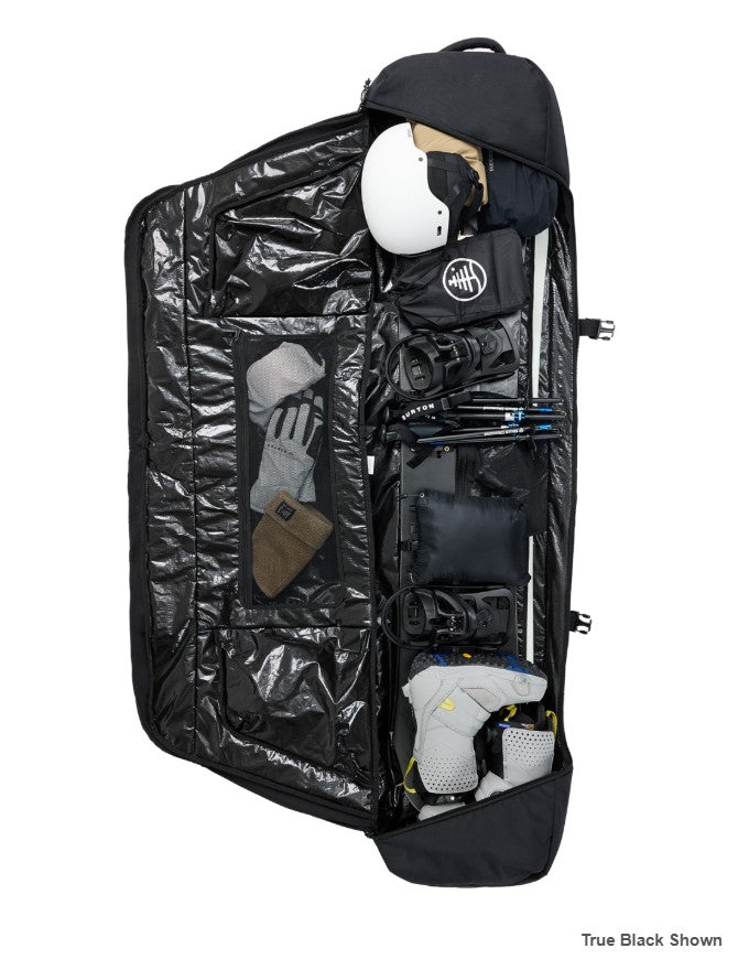 Burton Wheelie Flight Attendant Snowboard Bag 2027 | Sharkskin (True Black shown)