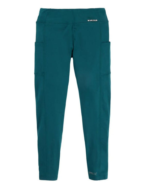 Burton Women's Midweight X Base Layer Pant 2025 | Deep Emerald