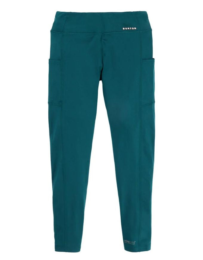 Burton Women's Midweight X Base Layer Pant 2025 | Deep Emerald
