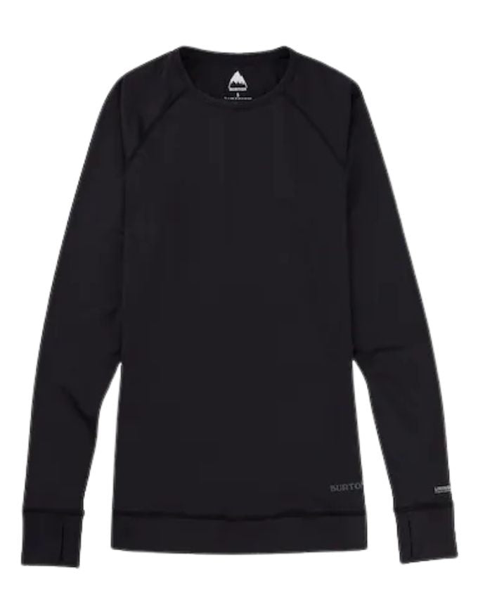 Burton Womens Lightweight X Base Layer Crew 2026 | True Black