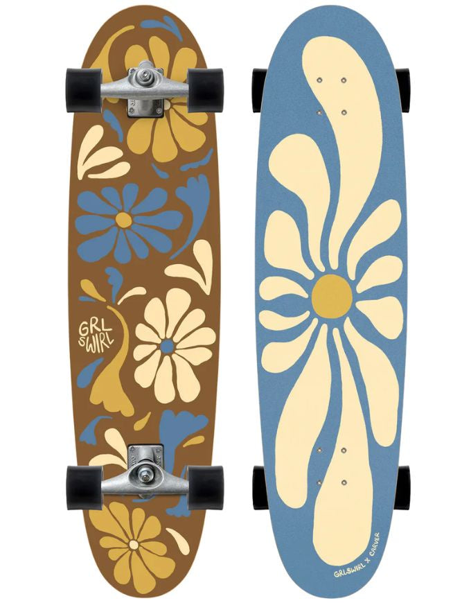 Carver x GRLSWIRL Longswirl CX Surf Skateboard | 38"