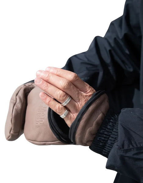 Deathgrip Ghoul Leather Mitt 2026 | Rose
