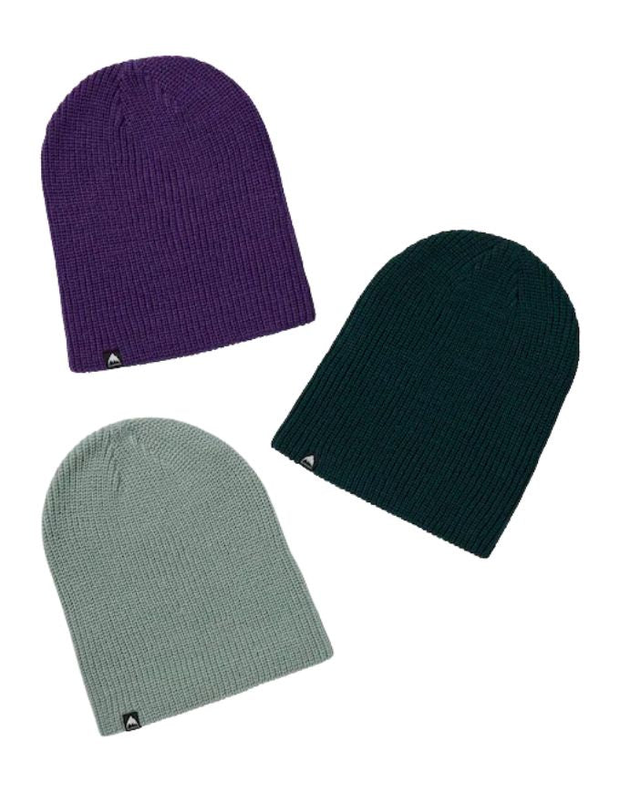 Burton Recycled DND 3 Pack Beanie | Deep Emerald/ Petrol Green/ Imperial Purple