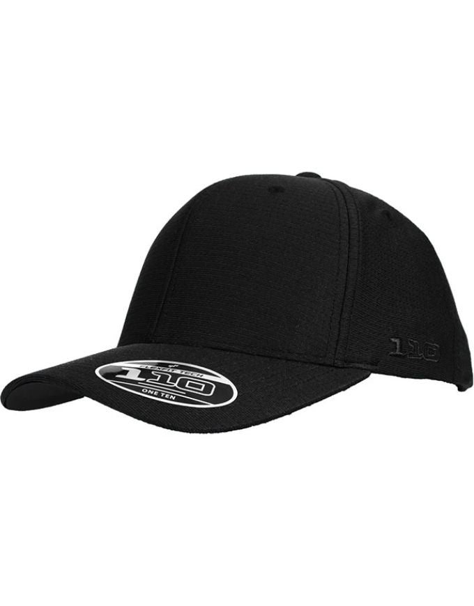 Flexfit 110CD Cool & Dry Peak Cap | Black