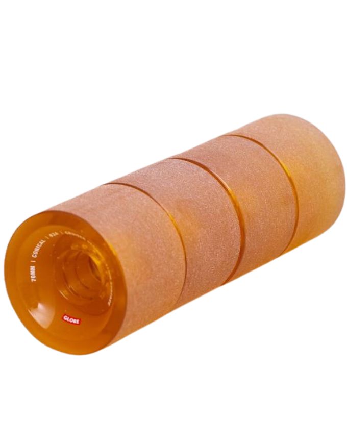 Globe Conical Cruiser Wheels Clear Amber | 70mm/83a