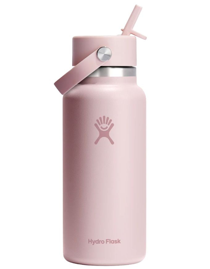 Hydro Flask 32oz Wide Flex Straw Cap | Trillium Pink